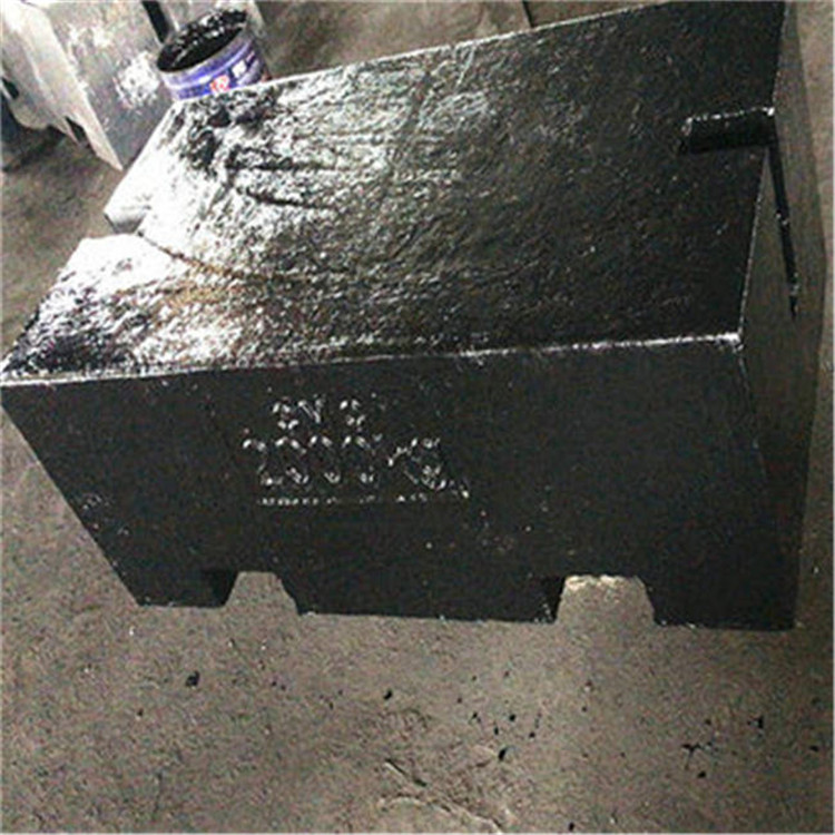 保定磅秤砝码销售 2吨铸铁方型砝码 一吨包钢标准砝码厂家