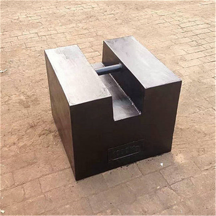 九江2吨标准砝码 2000kg锁型砝码 2T钢包铸铁砝码厂家