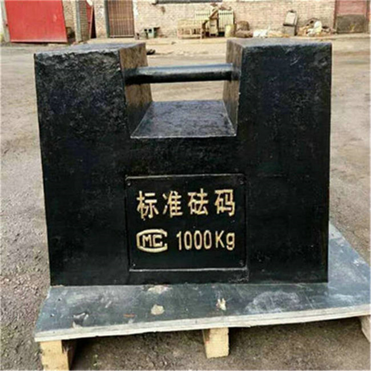 湖南行车配重砝码出租 1000kg标准铸铁法码 M1级平板型计量砝码