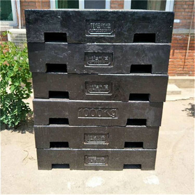 乌鲁木齐砝码销售 1000kg标准砝码新疆厂家供应2吨平板型砝码
