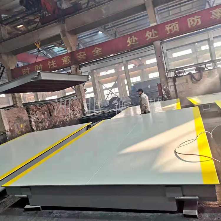 长沙电子地磅50吨厂家 定制3x16米连电脑打印机汽车衡