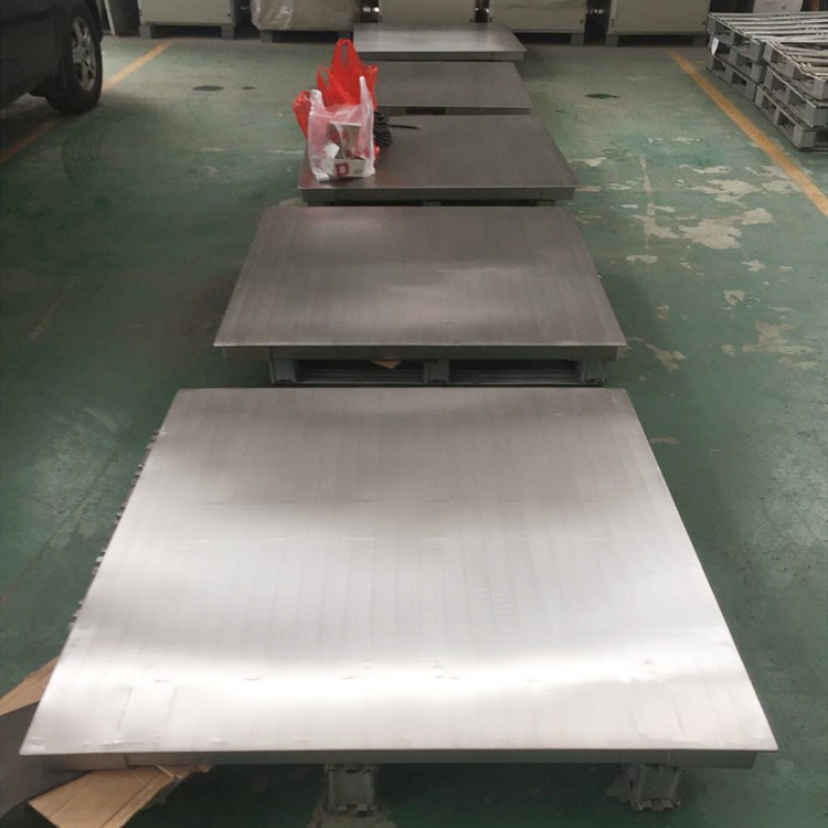 武汉全不锈钢地磅称厂家 304材质1-3吨不锈钢防水电子地磅供应