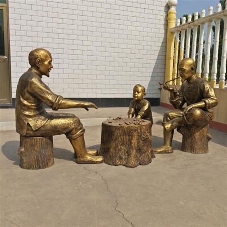 下棋人物雕塑厂家