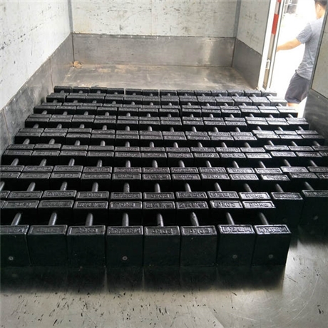 电梯砝码实验25kg电梯配重提手砝码20公斤铸铁砝码长沙供应商
