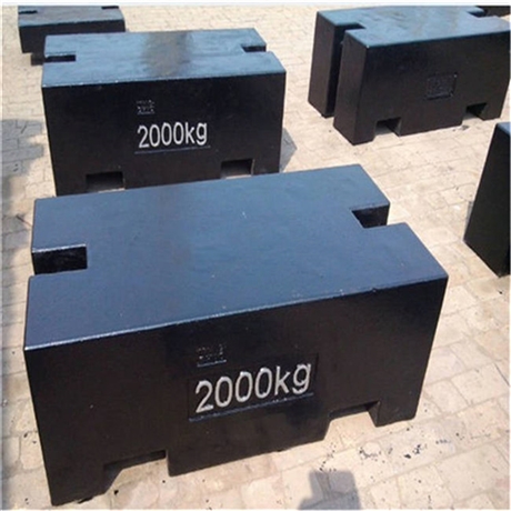 重庆2吨铸铁砝码价格 m1等级2000kg标准砝码生产供应商