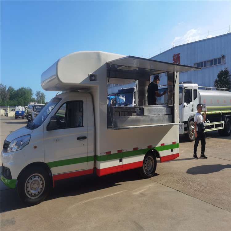 汽车改装快餐车流动外卖汽车