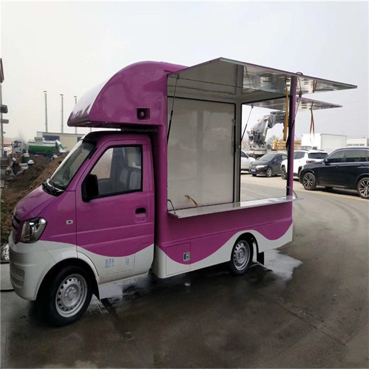 卖水果翼展厢式小货车流动美发专用车