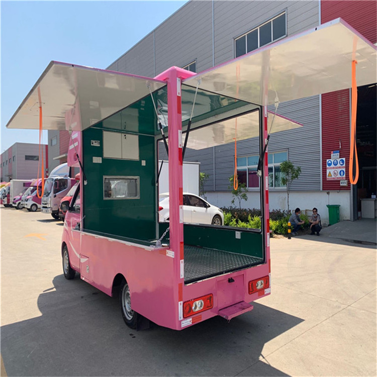 小貨車改裝擺攤車 油炸食品小餐車