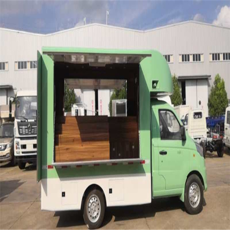 移动饮品车卖奶茶果汁 小型汽车改装的快餐车