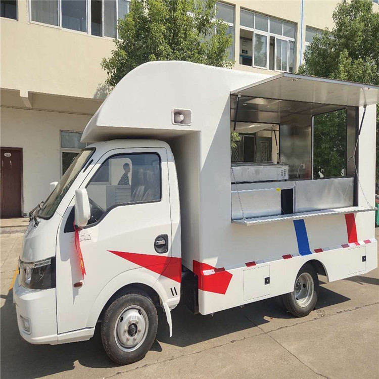 流动刨冰车 东风途逸后双轮摆摊车 售货车