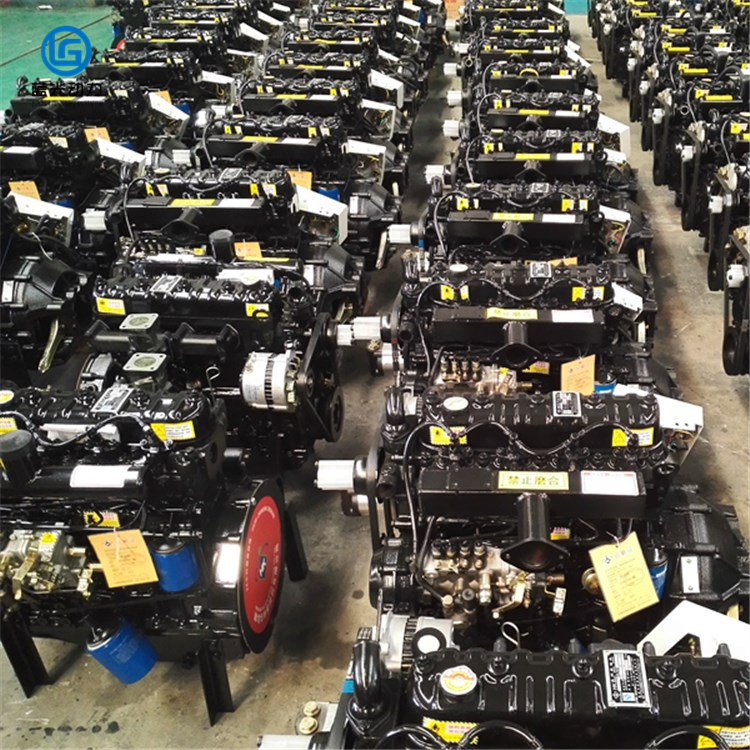 徽柴全柴小型装载机 490船用柴油机50马力带皮带轮