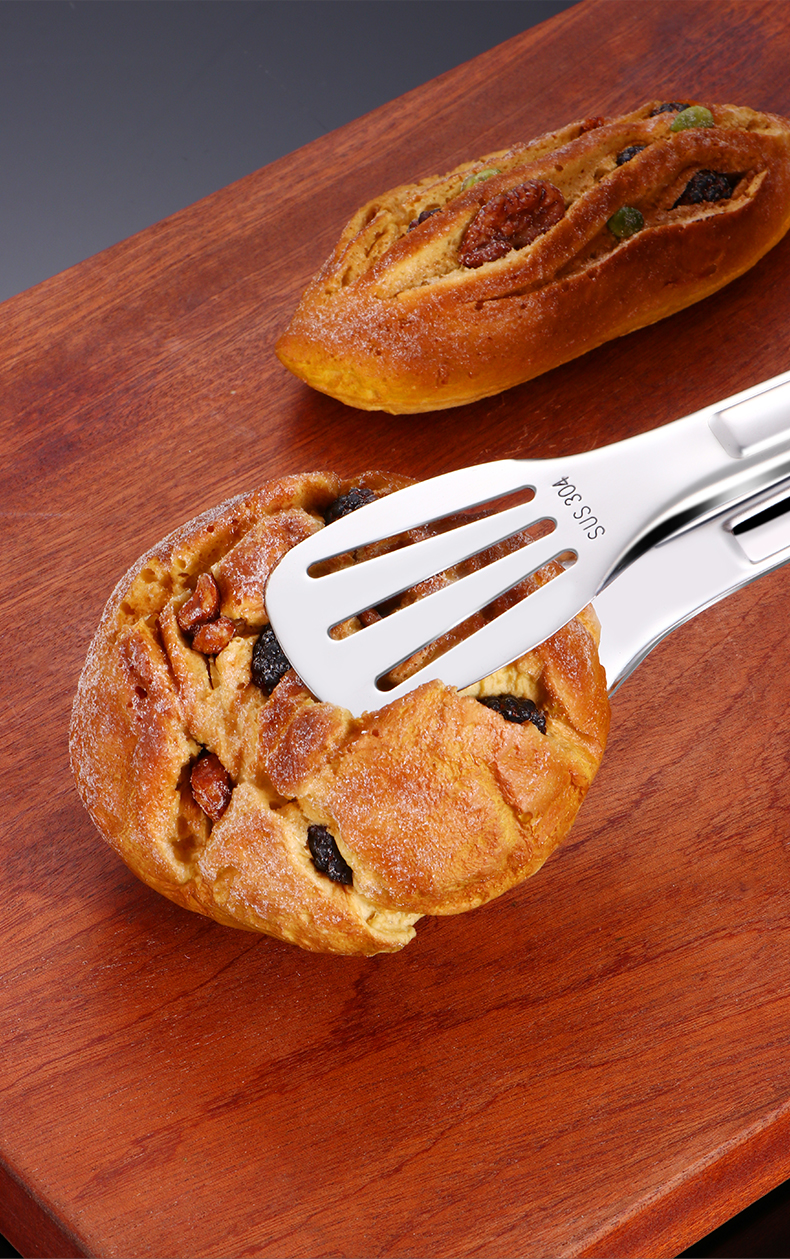 304加厚不锈钢面包食品牛排烤肉夹