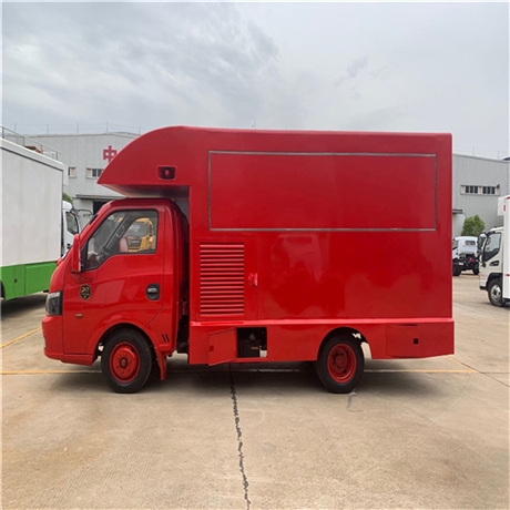 移动果汁车图片流动摊位车多功能水果售卖车