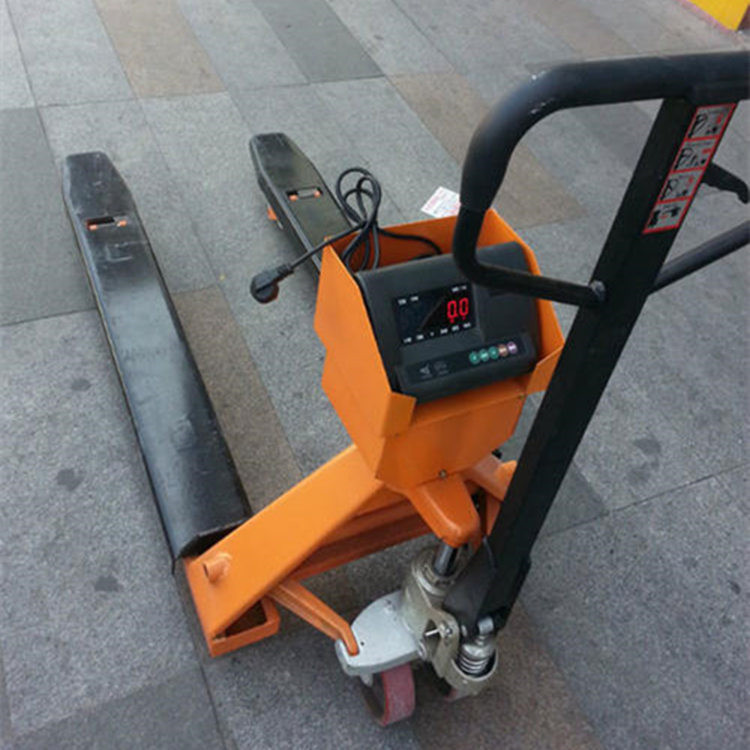 北京1吨1.5吨2吨2.5吨液压搬运叉车电子秤 3吨手推车称重地牛秤