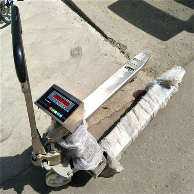 不锈钢叉车秤1-3吨防水型液压电子称 湘潭2000kg电子叉车秤
