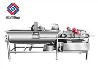 净菜清洗机厂家直供 涡流去杂洗菜机 自动翻转蔬菜清洗机视频参数