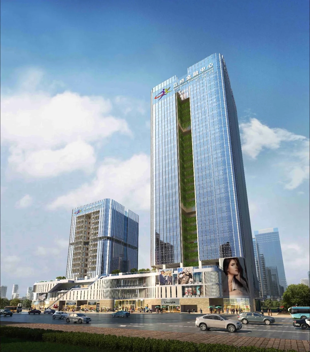 深圳写字楼商业租赁 产品展厅 >南山前海写字楼出租立桥中心100平2个