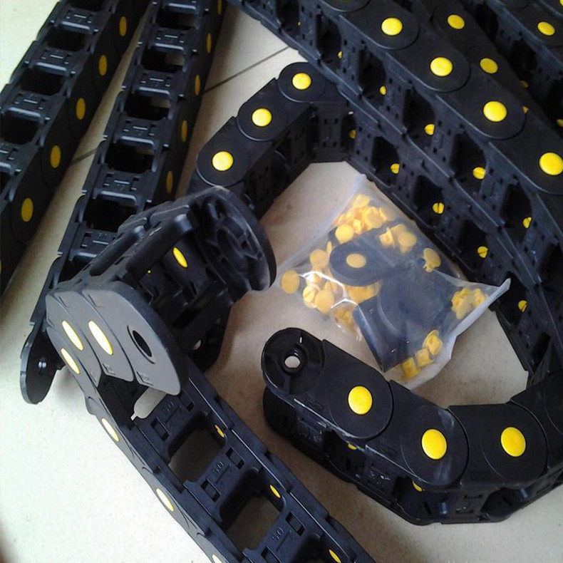 华迪hd7500尼龙机床拖链 工程塑料拖链 电缆拖链厂家