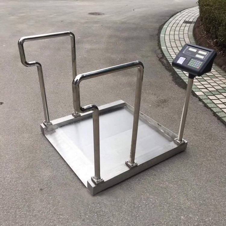 桂林300kg医疗用轮椅秤 透析体重秤 304不锈钢轮椅电子秤