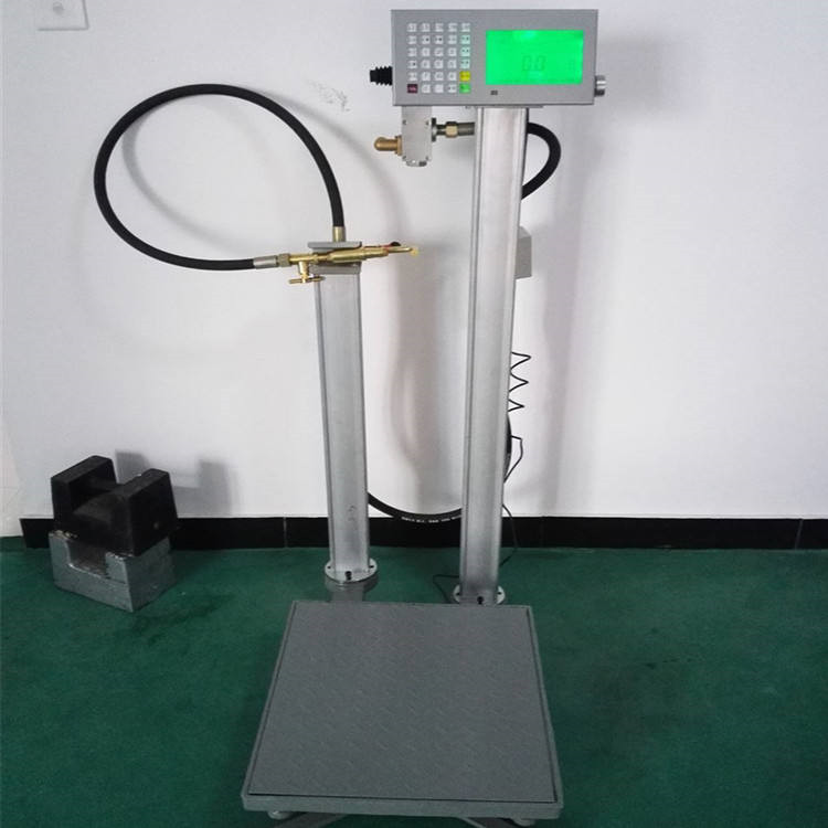 毕节液化气自动定量充装电子秤 120千克气体灌装秤生产商