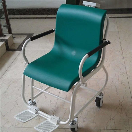 唐山血透室座椅秤 帶輪子移動的輪椅秤 tcs300kg坐式電子稱