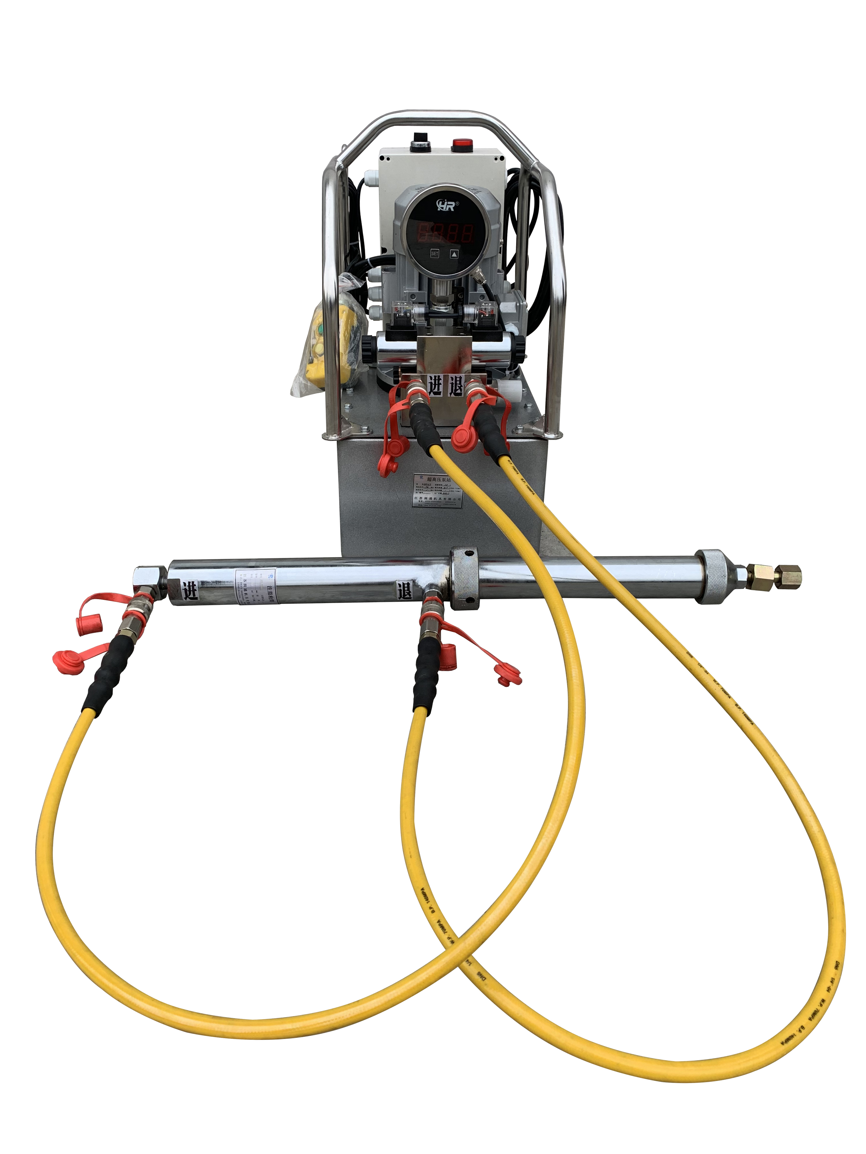 江苏厂家直发hs-70dzs 电动自动双向试压注脂两用枪2-70mpa可调380v