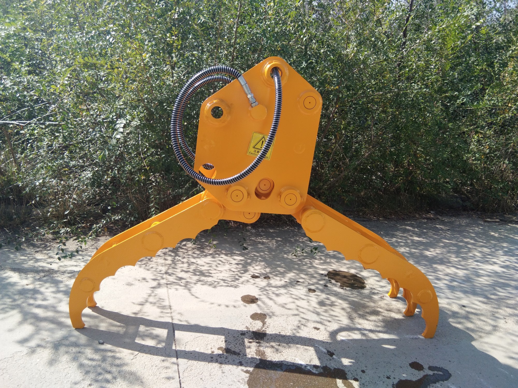 勾机夹具江土液压夹木器 江土液压夹