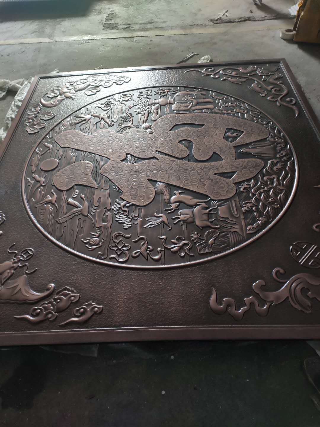 广东铝雕厂家雕刻工艺品 雕刻挂件 仿古铜背景墙