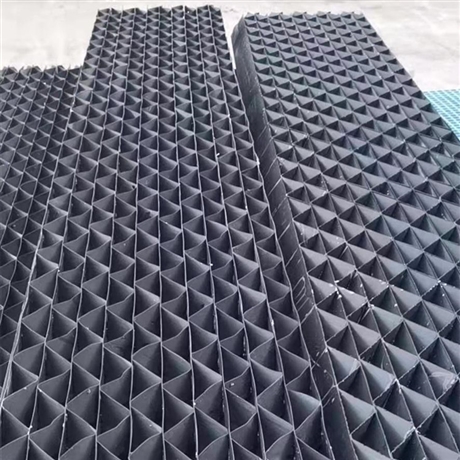 145-20多维冷却塔收水器 PVC凉水塔黑色多维除水器厂家