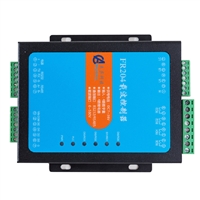 FR204载波控制器 载波网络IO控制器 4路数字量和继电器 支持自锁互锁