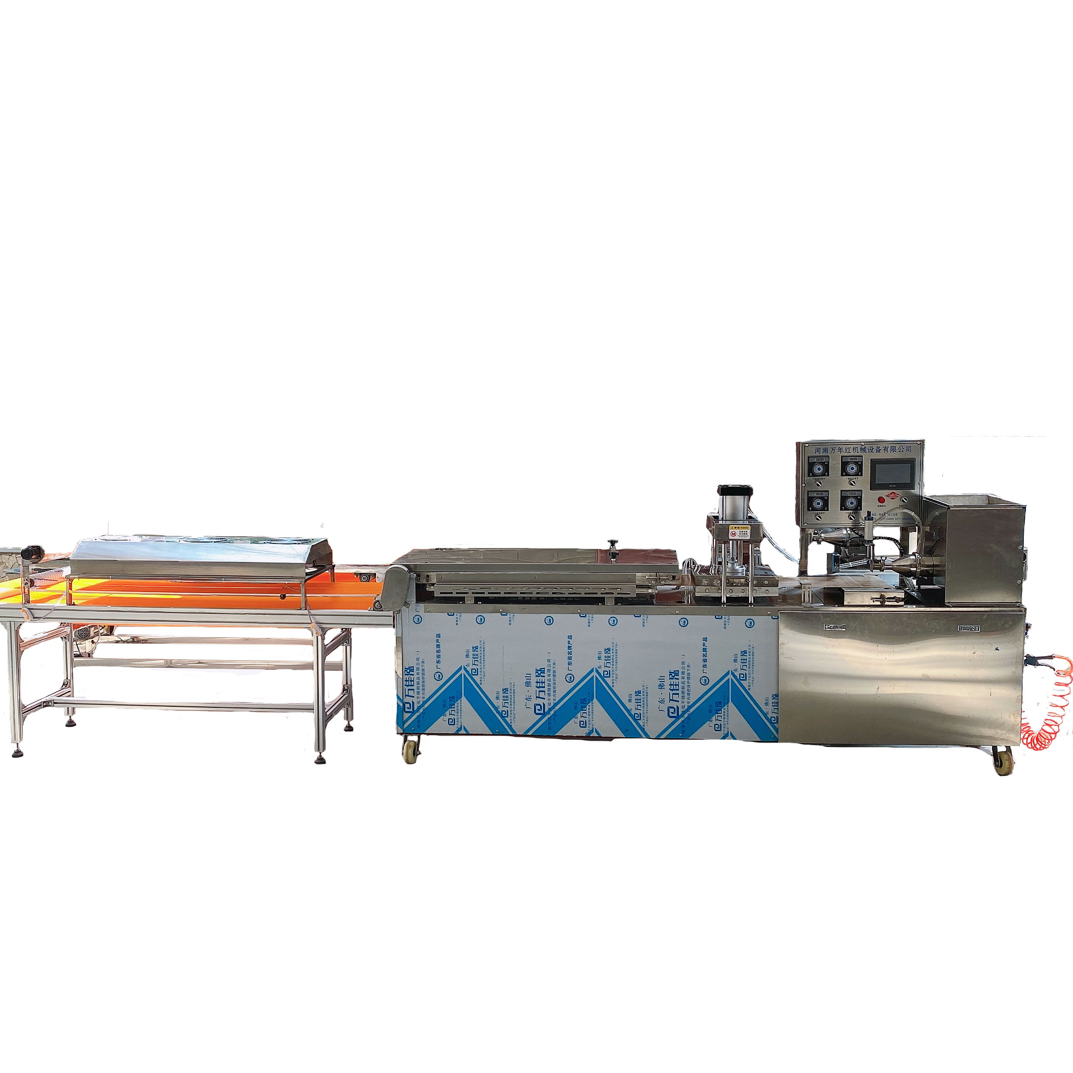 全自动单饼机现场调试