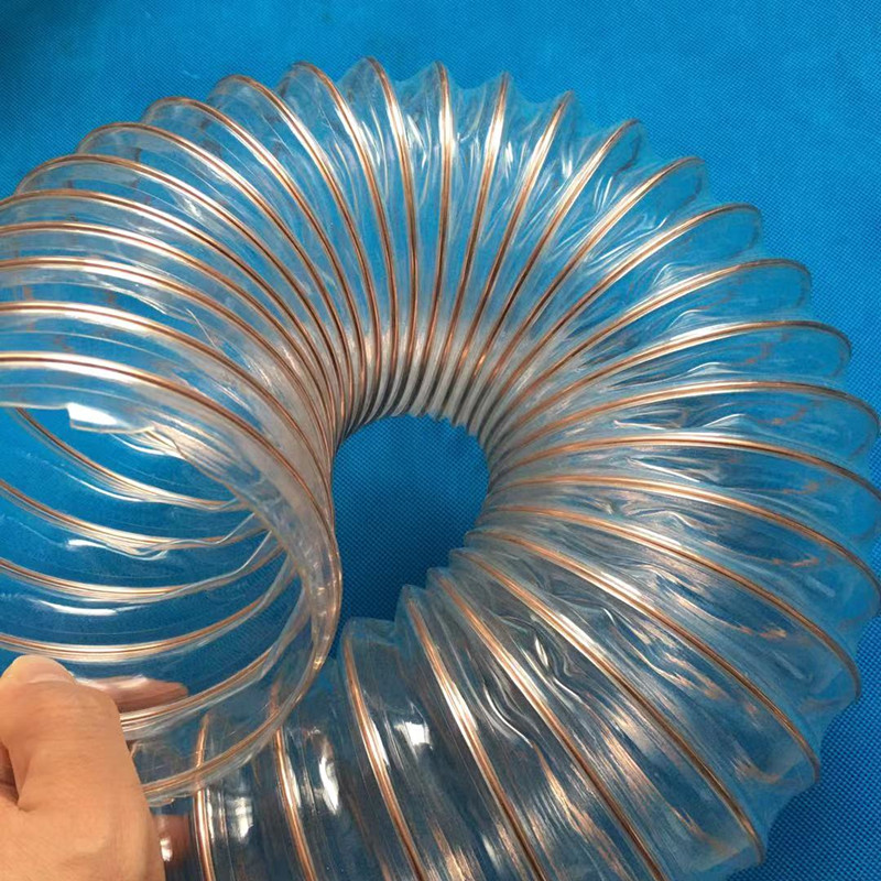 辉航加工tpu抽真空钢丝软管_衡水耐负压抽吸pu管_发货便捷