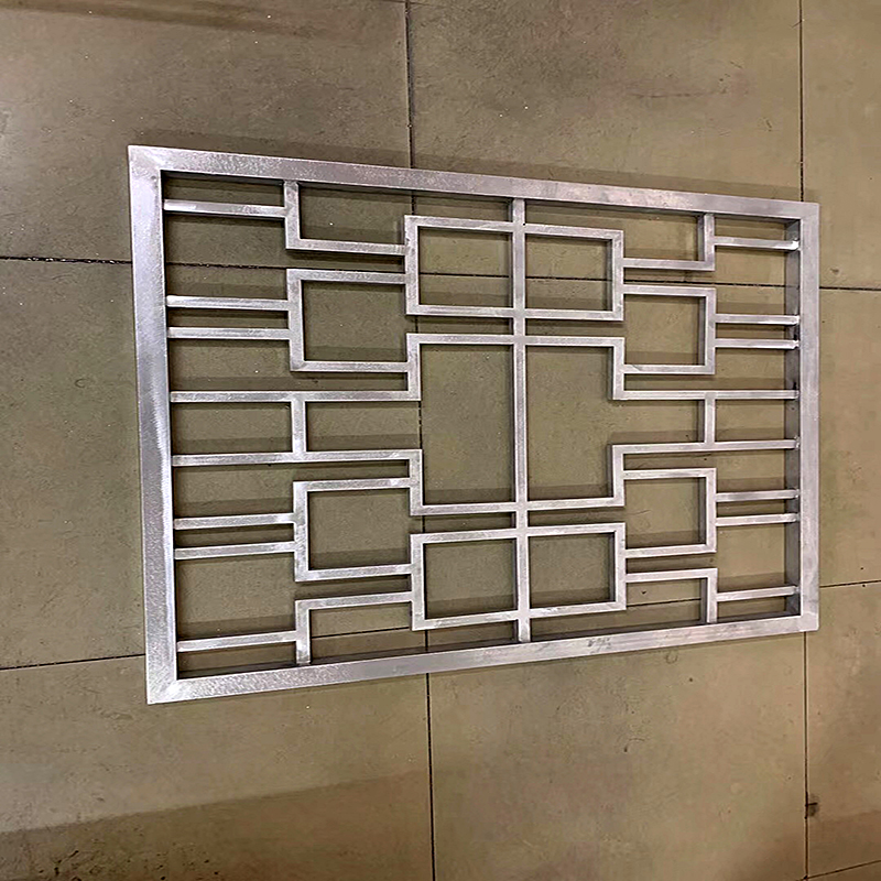 餐馆万字格铝合金窗花厂家价格