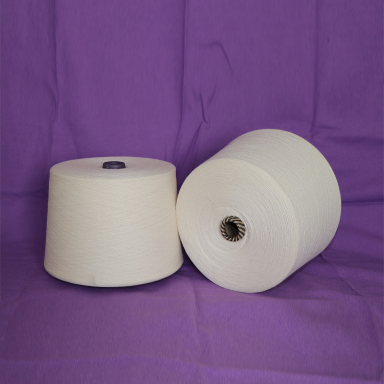 兰精粘胶纱32支40支粘胶棉混纺纱50支60支针机用粘胶竹节纱26支