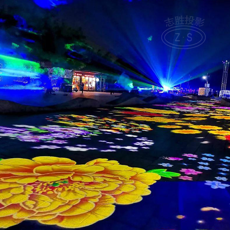 全息地面互动投影户外广场地面投影厂家