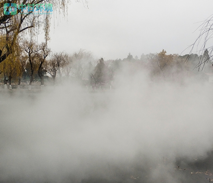园林景观造雾 绿化公园造景 社区人造雾