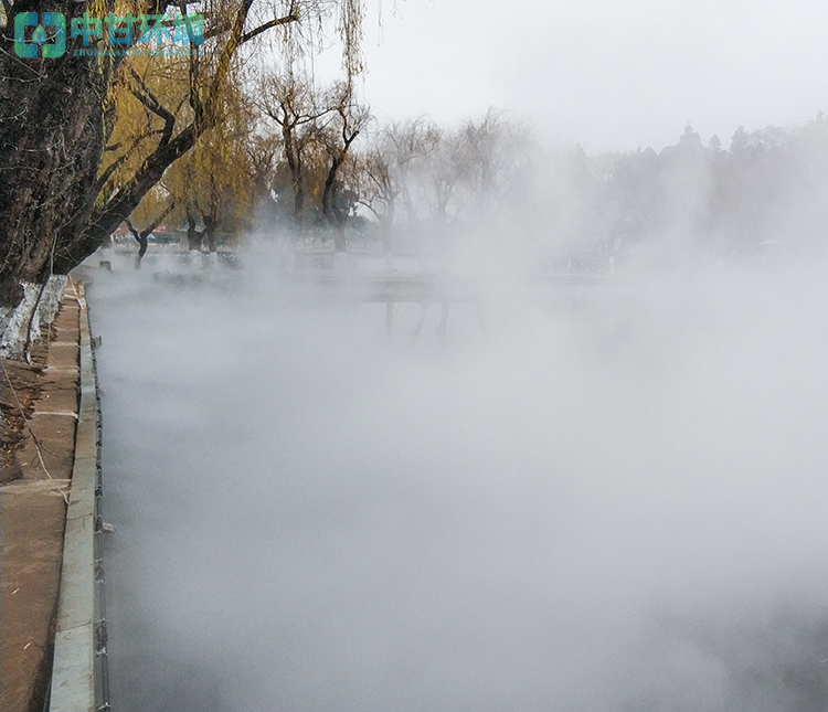 假山喷雾造景,温泉喷雾景观,生态园喷雾造景