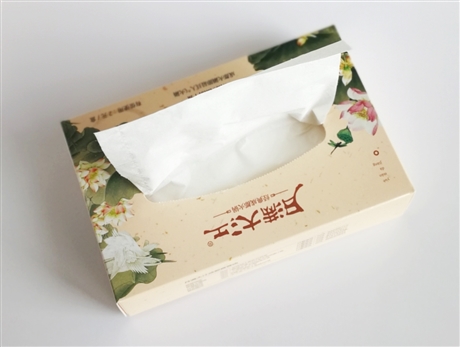 四川餐饮盒抽纸巾-成都盒装餐巾纸-广告抽纸巾定制找厂家更实惠