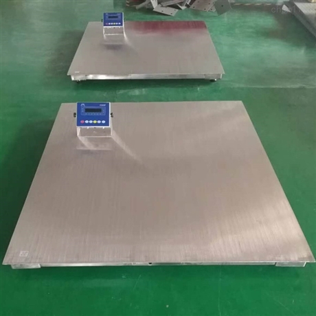 貴州304不銹鋼小地磅生產SCS1T電子秤 1500kg食品廠電子磅秤