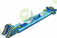 支架水池水滑梯大型充气闯关设备