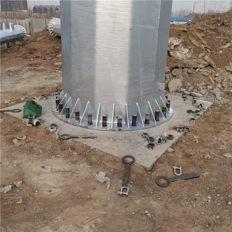 廠家定制35KV直線鋼管桿 高壓鐵塔價格 電力桿塔