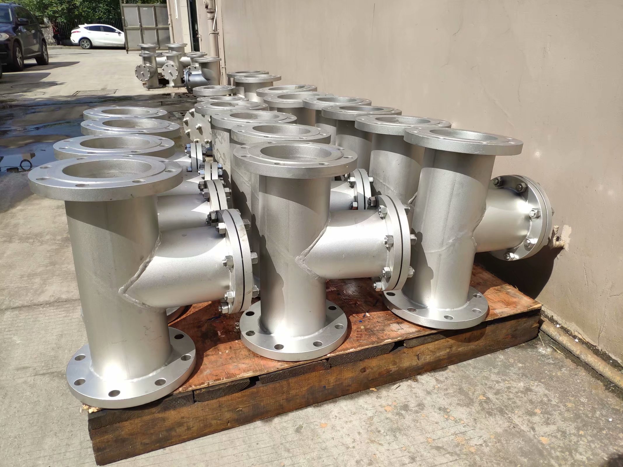 碳钢不锈钢t型过滤器国标美标t型法兰过滤器管道t型过滤器