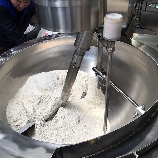 诸城炒糖锅夹层锅厂家自动炒焦糖色炒牛轧糖设备