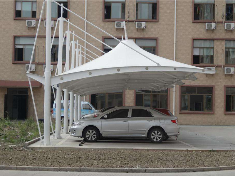 膜结构自行车棚长宽尺寸