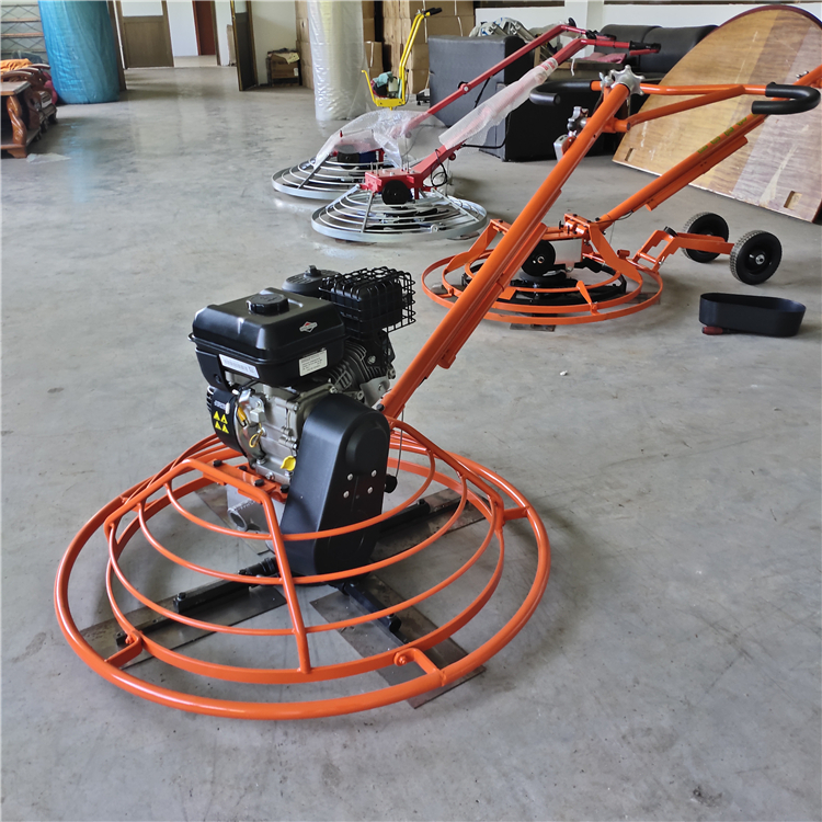 60型手扶抹光收边机混凝土汽油抹平机