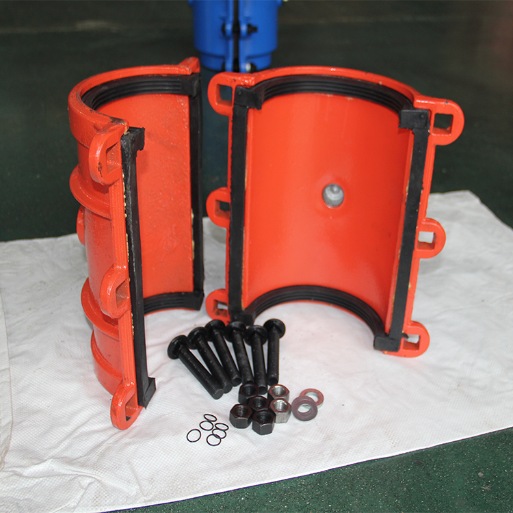 定制直通哈夫节快速抢修弯头补漏快速接头铸铁水管堵漏器