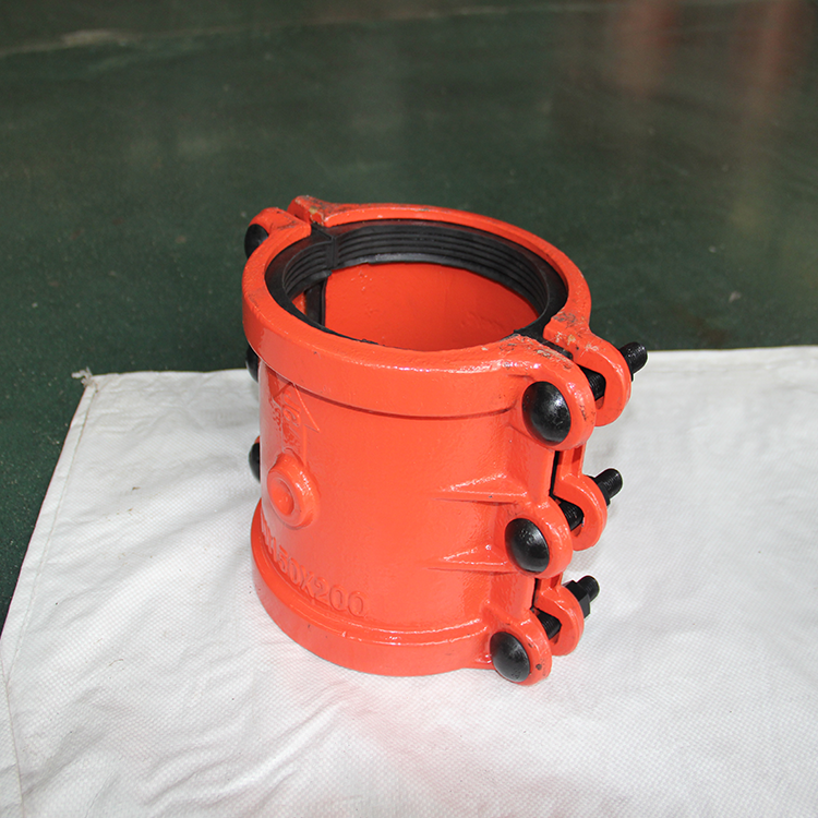 抢修开边哈夫节哈夫节水管堵漏器管道接头直通节铸铁快速补漏器