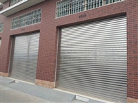 广州花都不锈钢卷闸门 304不锈钢抗风卷闸门片 钢制防火卷帘门材料批发