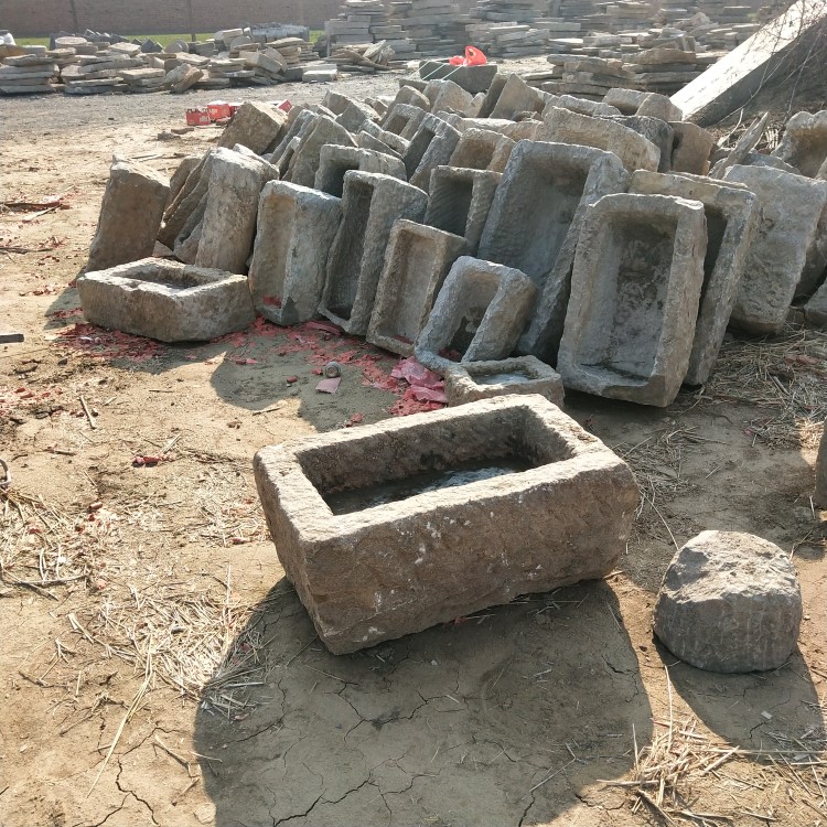 老石槽 原生态老牛槽厂家 创意流水摆件石槽 五花石牛槽