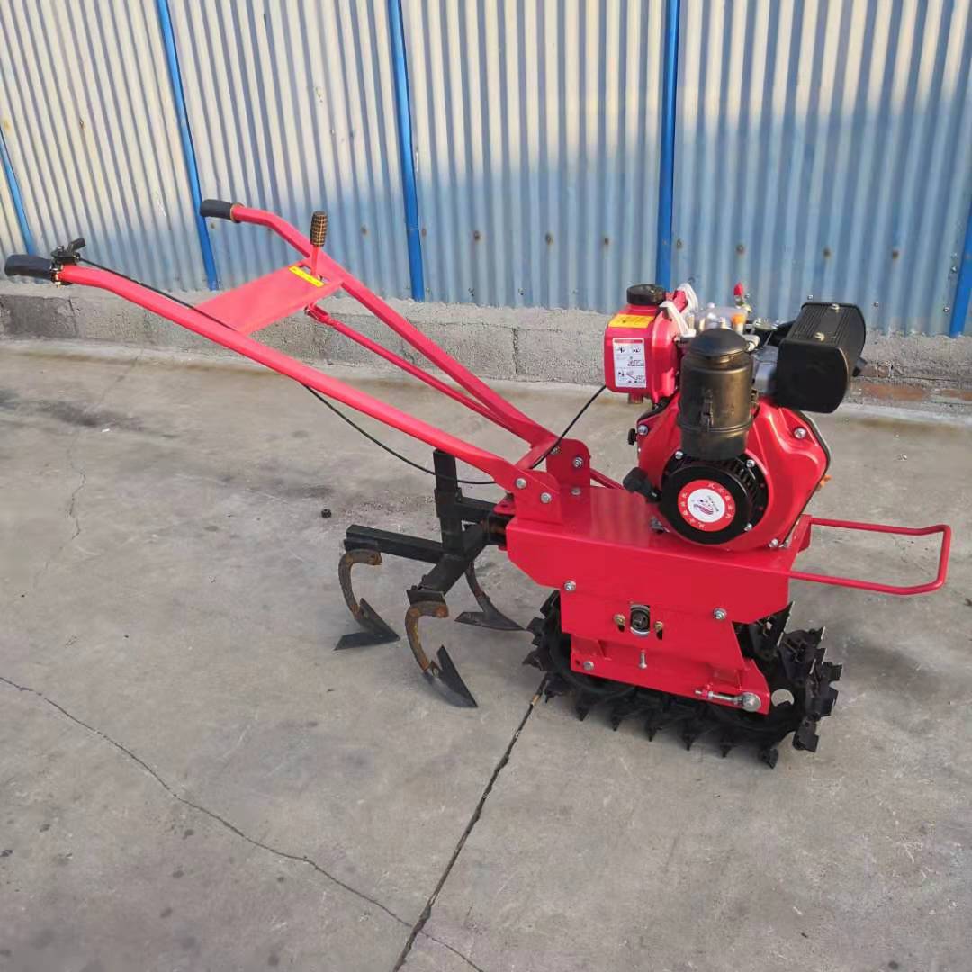 小型链轨式犁地机 茶园趟沟机 宏晨链轨式翻土犁地机